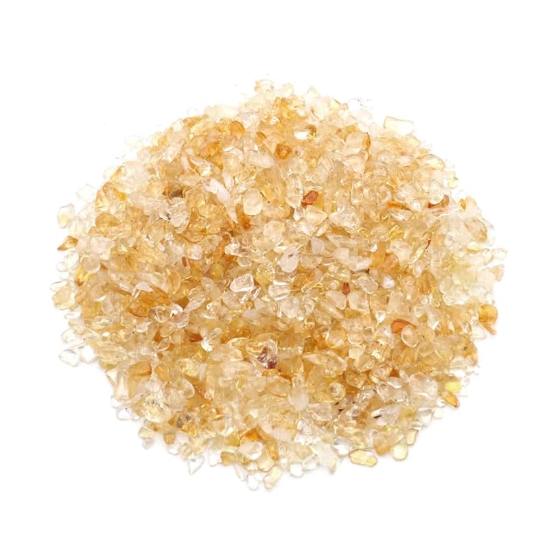 

[GOLD STONE] citrine Citrine ripple stone 100g natural stone power stone Purification goods nail parts material resin parts Home time Extremely small