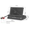SMALUCK DC 12V-24V 4.3inch TFT LCD Car Monitor Display 4 Pin IR Night Vision Rear View Camera for Bus Truck RV Caravan Trailers