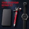 8 In 1 Pocket Screwdriver Set Magnetic Bits Changeable Bits Multitool Precision Bits Aluminum Alloy Portable Repair Tool