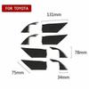 Real Carbon Fiber Inner Door Handle Bowl Cover Trims For Toyota Camry 2018-2023