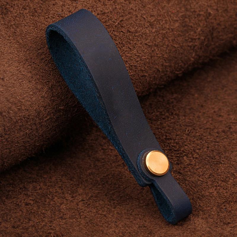 Leather Keychain Car Key Pendant Keyring