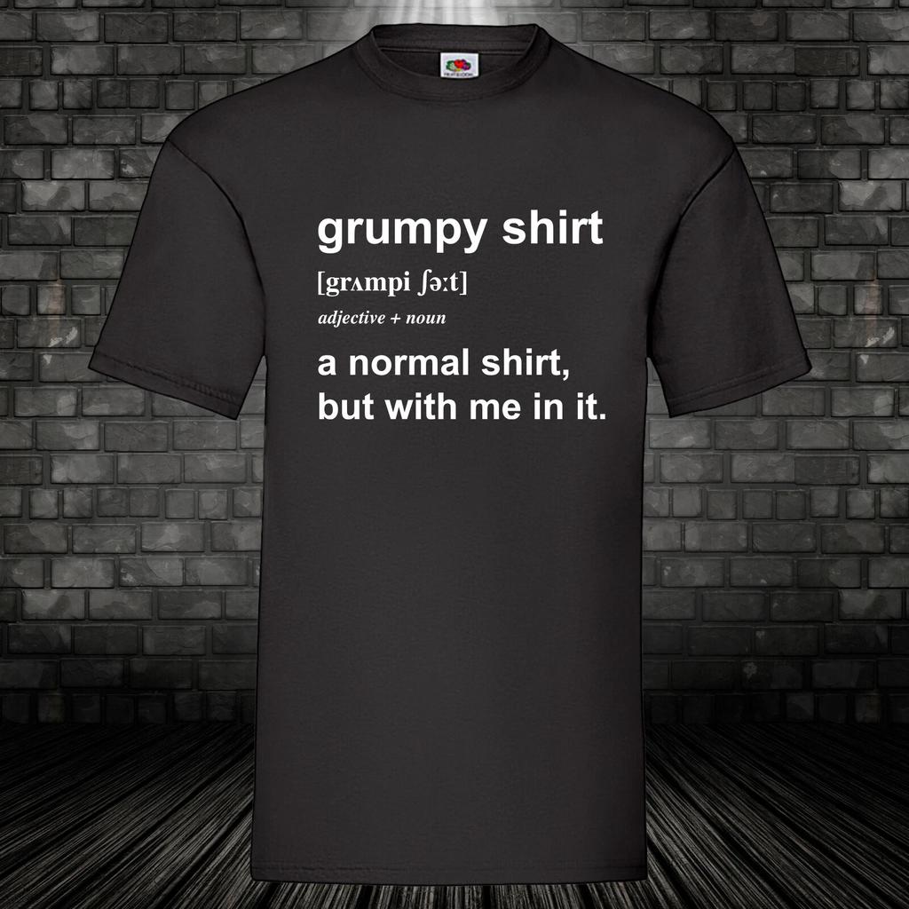 Grumpy Definition Shirt Saying Fun Fun T-Shirt Gift Grumpy Grumpy S-5XL