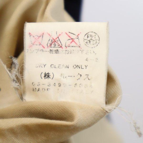 VETEMENTS CLASSIQUES wool blend trench coat 36 Navy Women Used