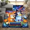 Halloween Friends Trick-or-treat Personalized Text Carpet Suitable for Study Room Foyer Playrooms Entryway Anti-slip Rug Anime Office Decor