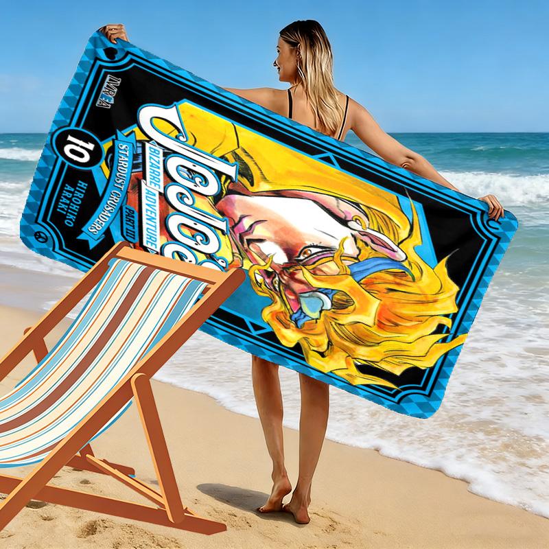 Jojo's Bizarre Adventure: Diamond Unbreakable Beach Towel Beach Soft Swim Seaside Outdoor Pool Towel Fashion Comfort Travel and Vacation Towels