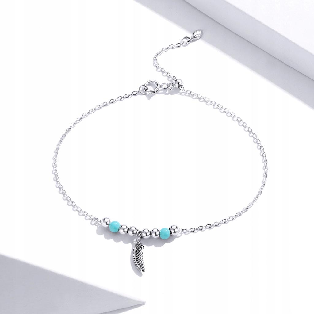 Celebrity Bracelet Feather Silver S925