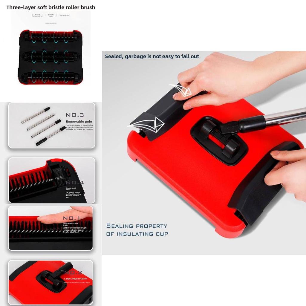 Domestic Floor Broom Kit With Lightweight Design For Household And Office Use