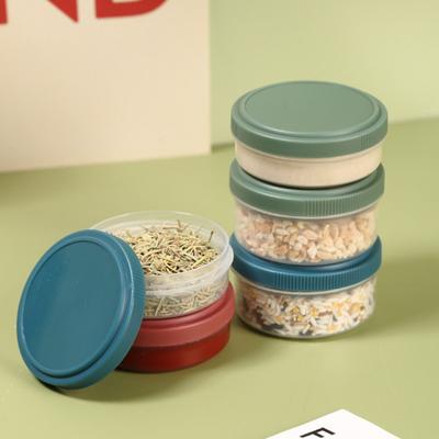 75ml Gewürzbox mit Deckel Transparent Tragbar Mini Salatdressing Gewürzbehälter Küchenhelfer