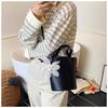 Mini Handbag With Flower Pendant Women's 2025 New Fashion Mobile Phone Bag High-end Small Exquisite Crossbody Bucket Bag