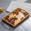 Pabei Bamboo Wood Rectangular Serving Tray