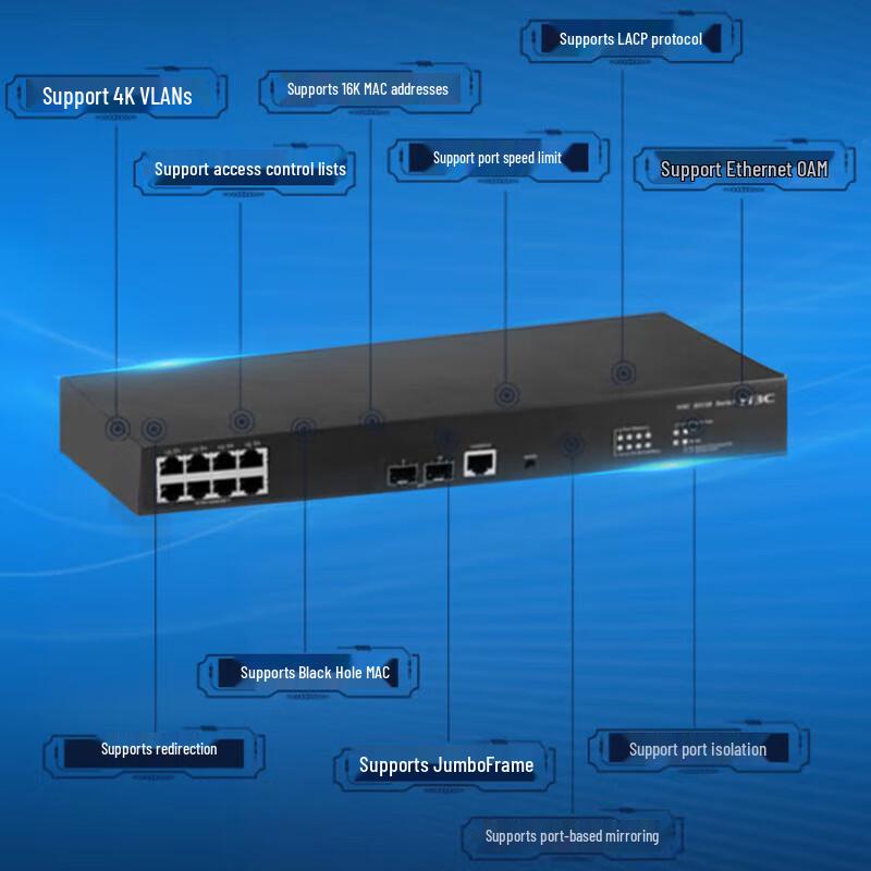 H3C S5130S-10P-EI-H1 Gigabit PoE Managed Switch