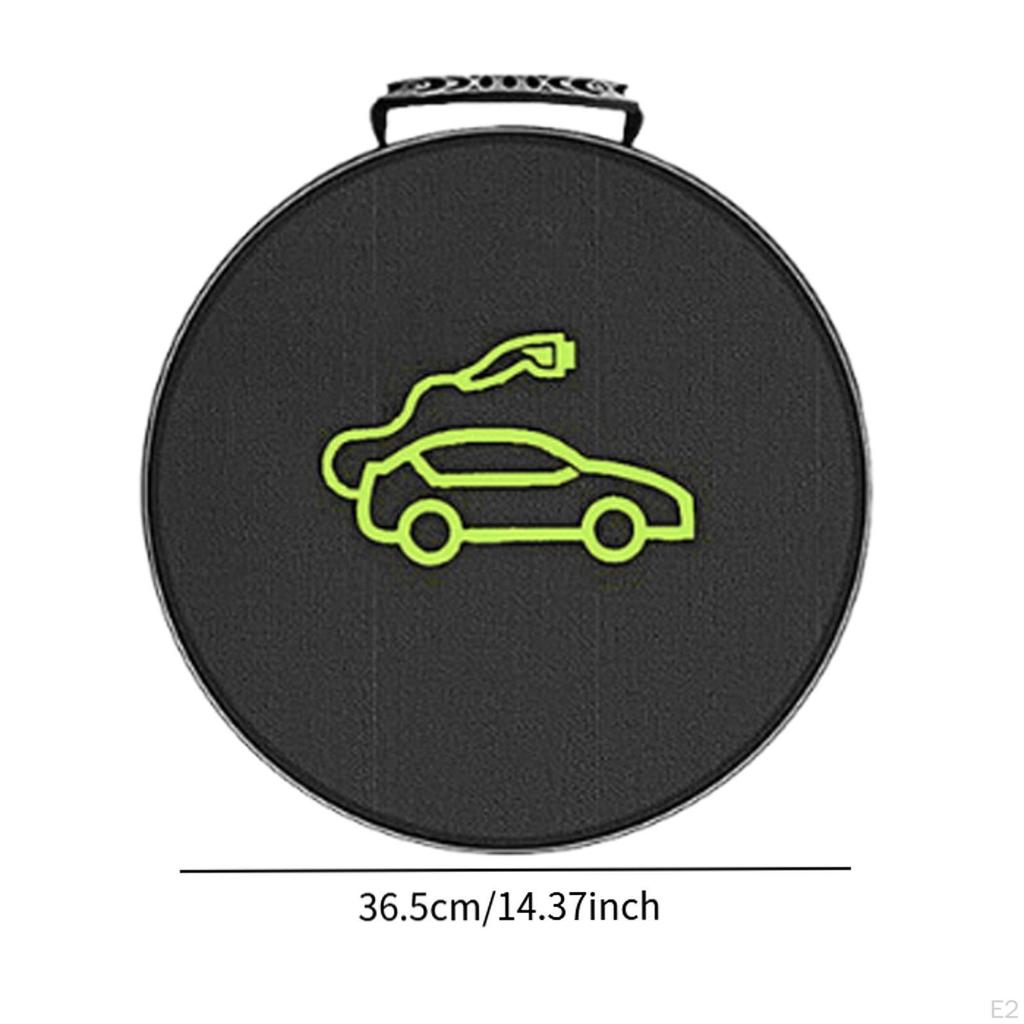EV Cables Bag Accessories Anti Slip Handle Electric Vehicles Charging Cable Organizer for Hoses