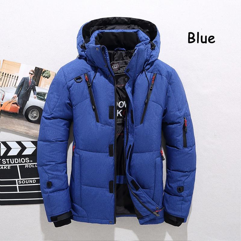 Ordina una tagliaAumenta, -30 ℃ Inverno Uomo Piumino spesso anatra Uomo Parka da neve Cappotto Piumino invernale caldo maschile Capispalla