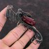 Red Fire Labradorite Pendant Copper Wire Wrapped Pendant Handmade Brand New Jewelry Gemstone Dragon Pendant Copper Wire Jewelry Gift For Mom