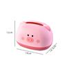 Napkin Holder Household Living Room Dining Room Creative Pig Storage Box Bathroom Tissue Box Portable Towel Case Dispenser