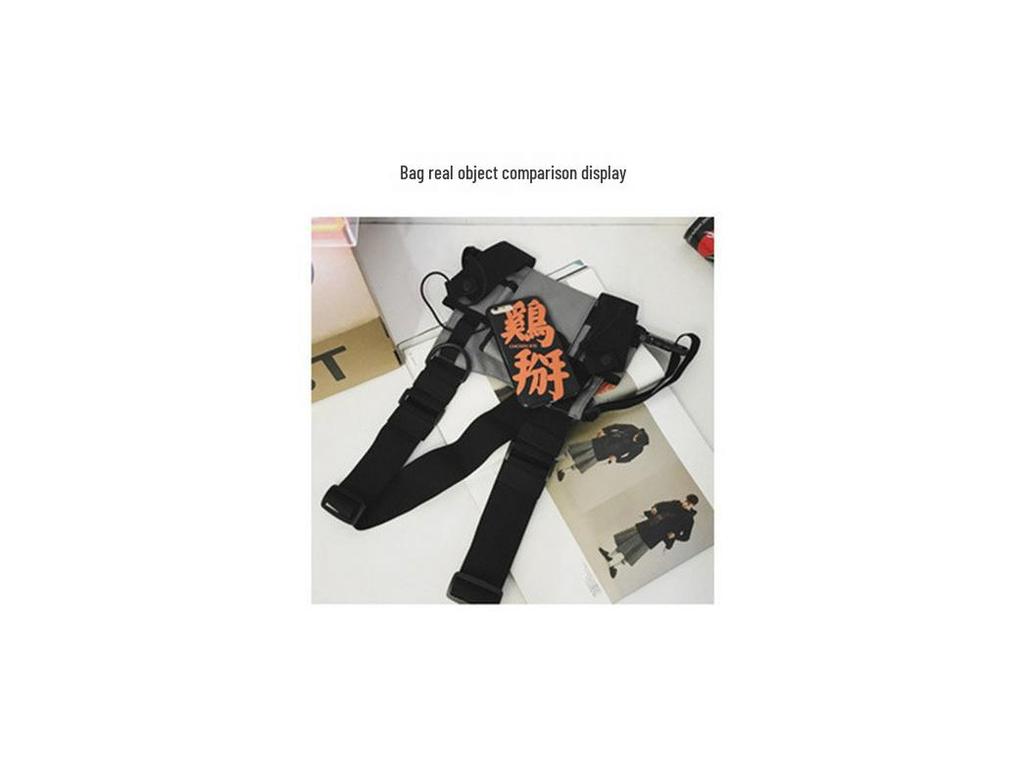 Unisex Chest Bag Vest: Tactical, Hip Hop, Cool Waist Backpack