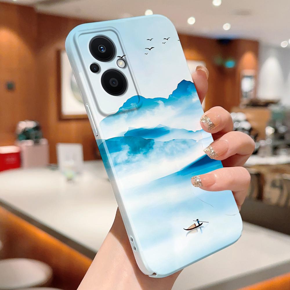 All-inclusive Film Phone Case Cartoon Fashion Design Hard Shell Full Cover Camera Protection Case for OPPO A60 A96 Reno12 Realme C53 C75
