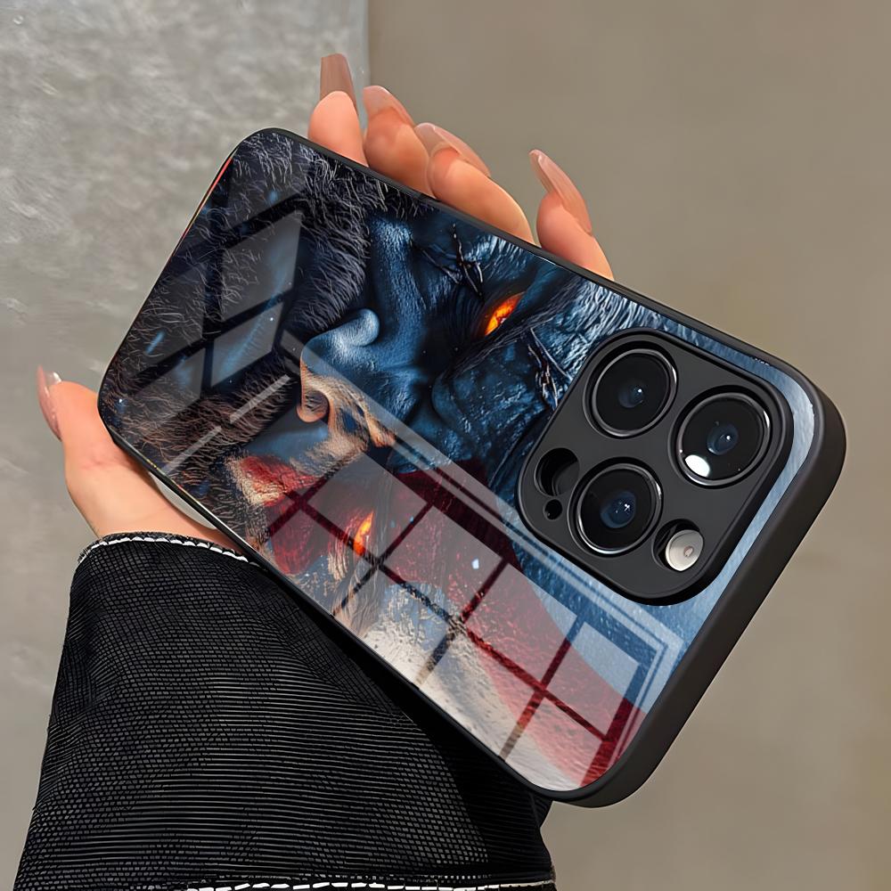 War God Kratos Phone Case For IPhone 17 Pro Max 16 15 14 Pro Max 13 11 X Xs Xr 8 7Plus Glass Cover