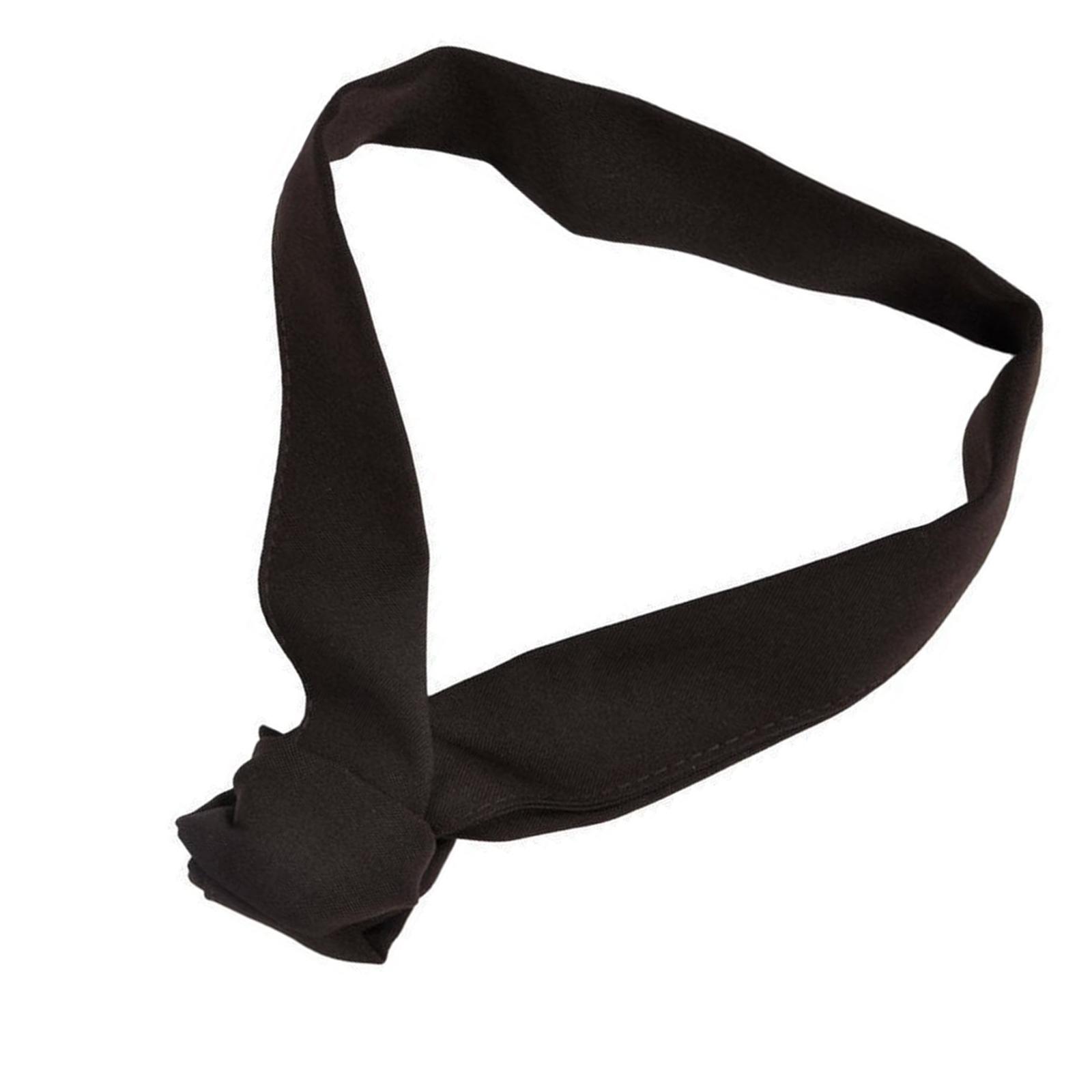 

Пот-шарф шеф-повара Влагоотводящий шейный платок Галстук для униформы кухонного и обслуживающего персонала Салфетка для пота официанта чёрный