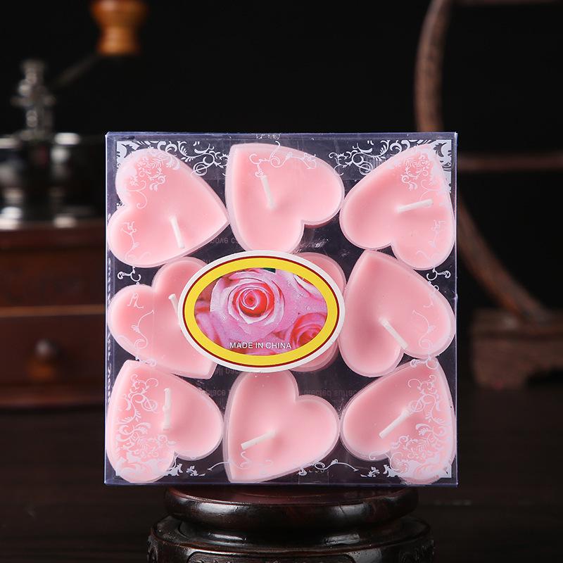 Candles Love Creative Heart Shaped Scented Candles Romantic Birthday Candlelight Dinner for Girlfriend Valentine’s Day Gift Ins