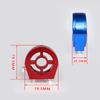 Universal Aluminum Oil Filter Sandwich Plate Adapter for Oil Pressure Temperature Gauge Kit Cooler Sensor Fit Car Auto Accessory