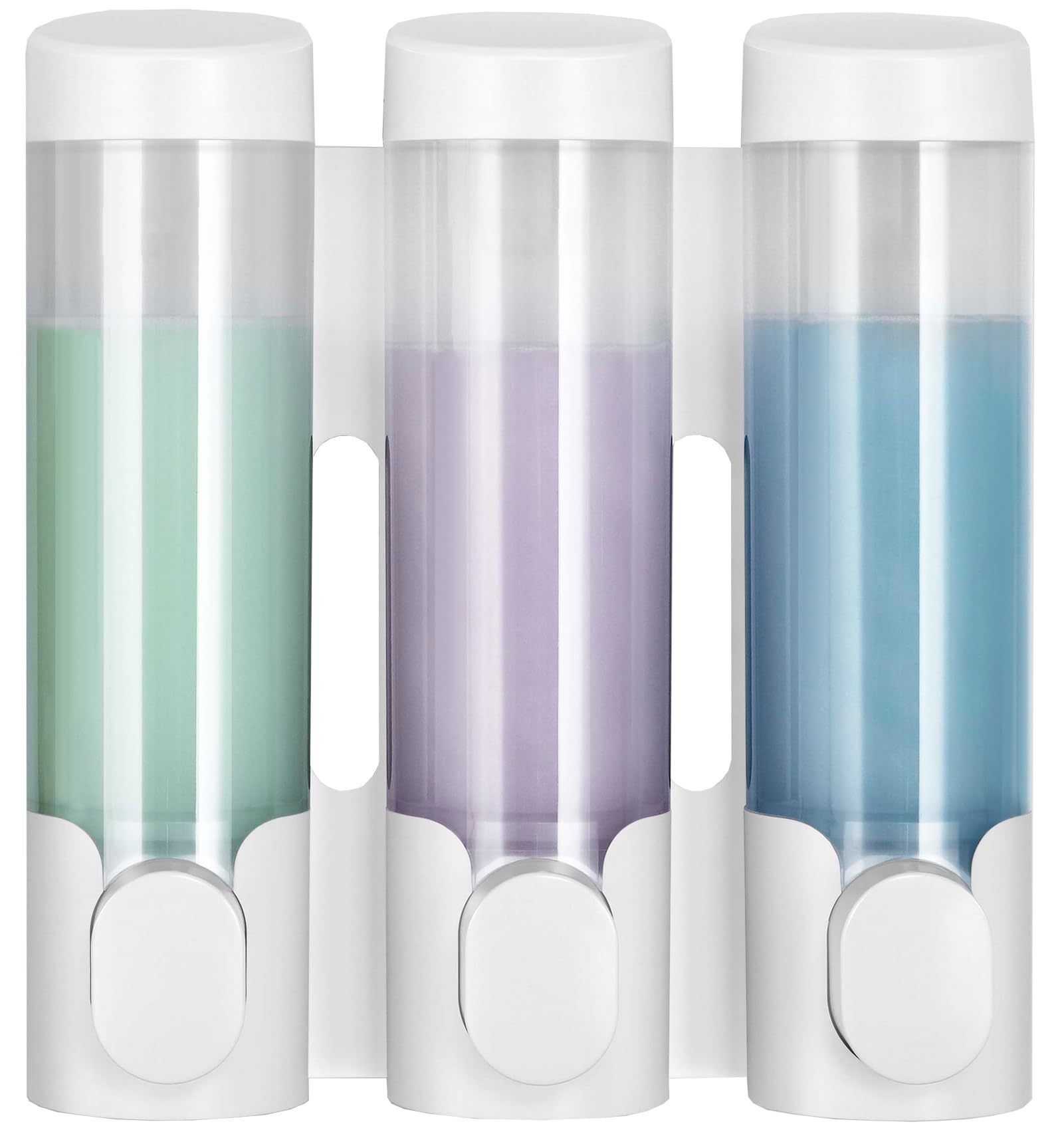 

RANKADO Шампунь Настенный Шампунь Мыло для ванны Сильный клей 3 x Диспенсер, Настенный, Магнитный, Бутылка, Диспенсер, Двусторонняя лента, (Белый, 340 мл)