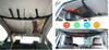 Suspended organizer FOR the car ceiling net headliner for the trunk