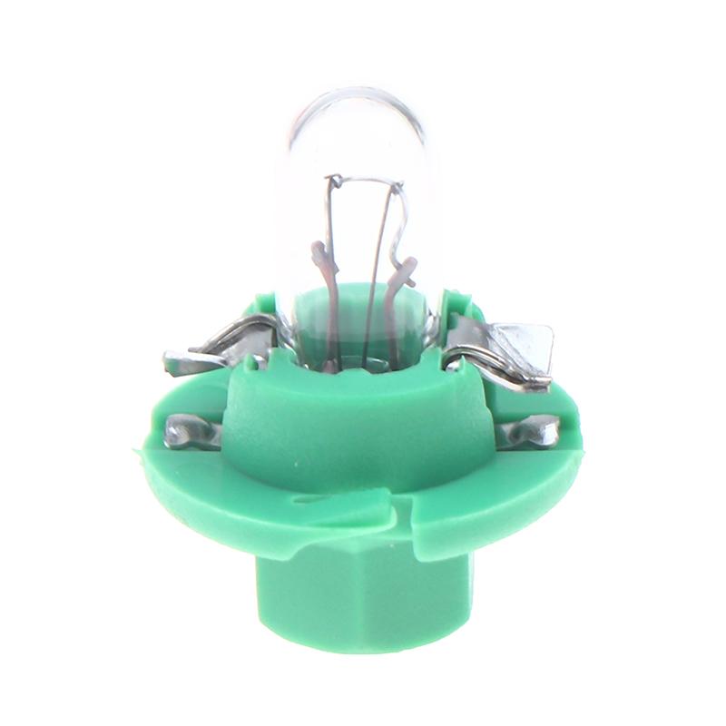 2Pcs T5 Bulb Lamps For Car Dashboards Instrument 12V 1.2W 1.5W 2W Black/Green/Yellow Base Instrument Indicator Bulbs