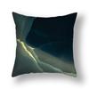 45x45cm Nordic Ins Abstract Gold Blue Marble Print Cushion Cover Sofa Office Seat Lumbar Pillow Cover Home Decoration