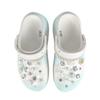 Crocs Crush Clog EVA Cute Meow Meow Decorative Buckle Hand Painted Graffiti Casual Fashion Versatile Hole Shoes Unisex White