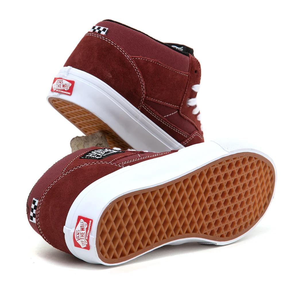 Vans Skate Half Cab Burgundy Men Sneakers Red White VN0A2Z34Z28