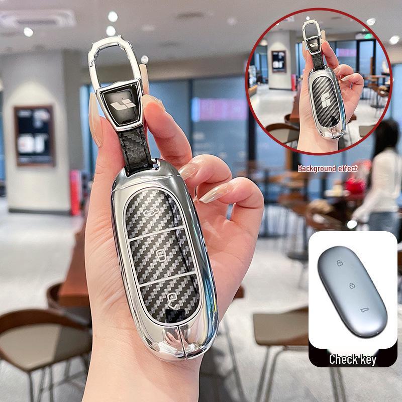 Li Auto Key Case: Fits 2024 Models L9, L8, L7, L6, and One - Unisex Lock Keyring Shell