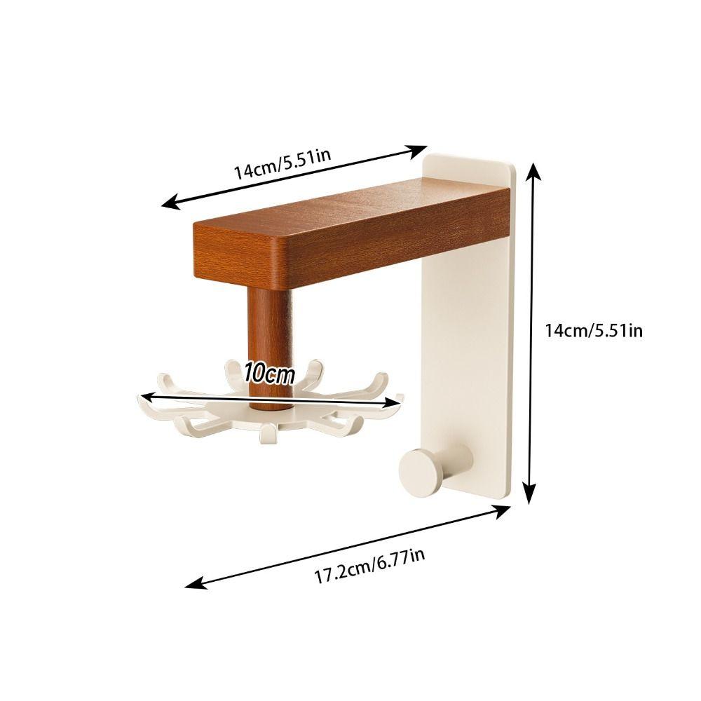 8-Claw Design 8-Claw Kitchen Hanger Multifunctional Utensil Organizer Pans Storage