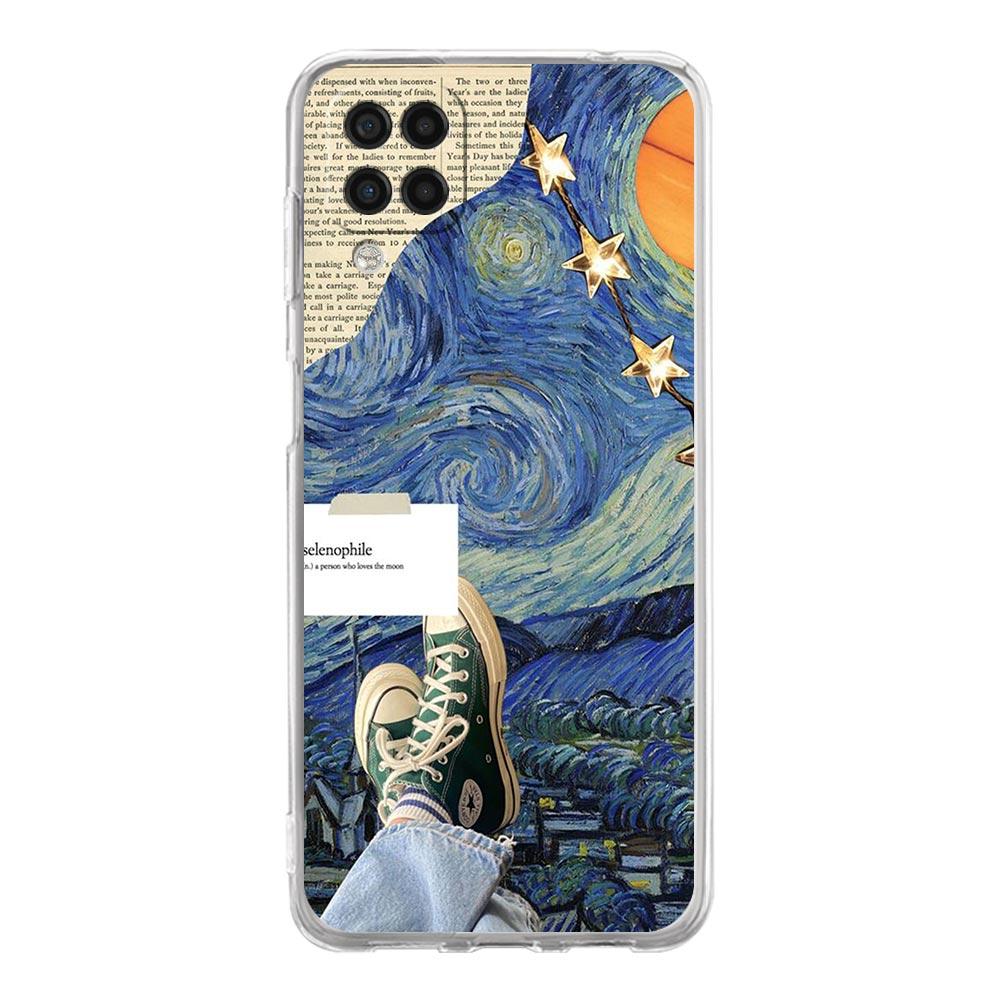 Starry sky van gogh art Phone Case For Samsung A13 A33 A73 A53 A23 A51 A71 A21S A12 A31 A41 A05s A03S A15 A25 A32 5G Cover