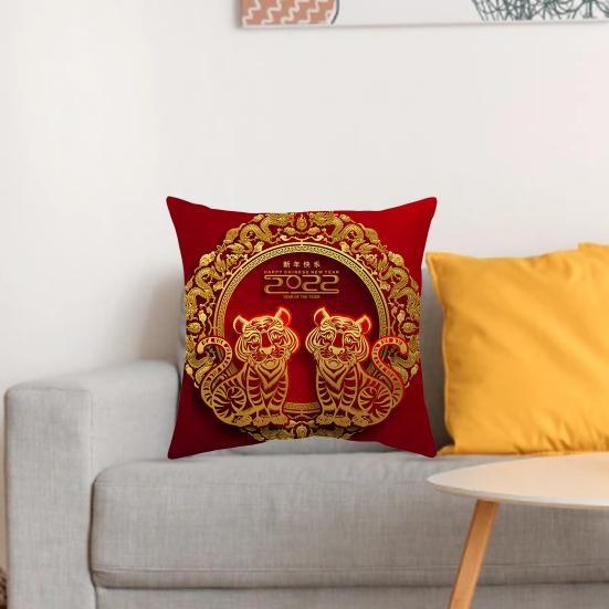 

Cartoon Cushion Cover Funny Convenient Single-Sided Decorative Comtable Pillow Slip Daily Use