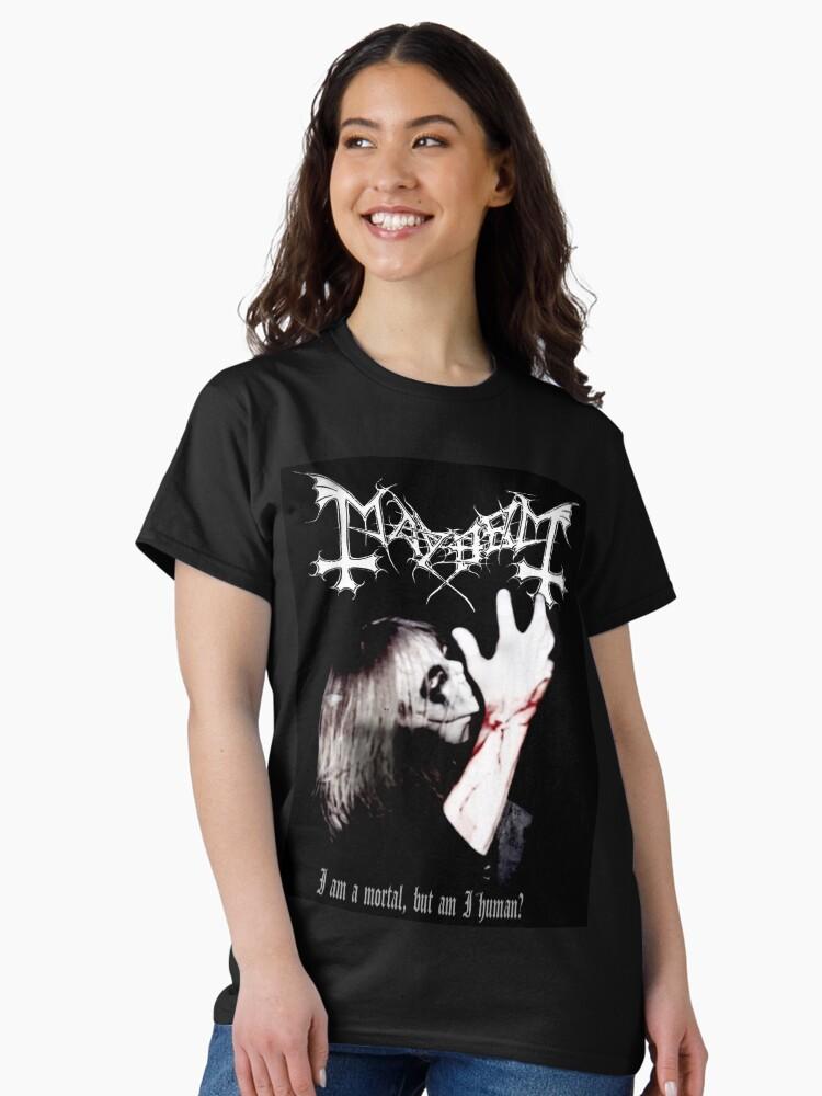 Eternal Mayhem Unisex T-Shirt, Mayhem Tee, Mayhem Inspired Merch, Black metal Unisex T-Shirt, Dead Classic Unisex T-Shirt