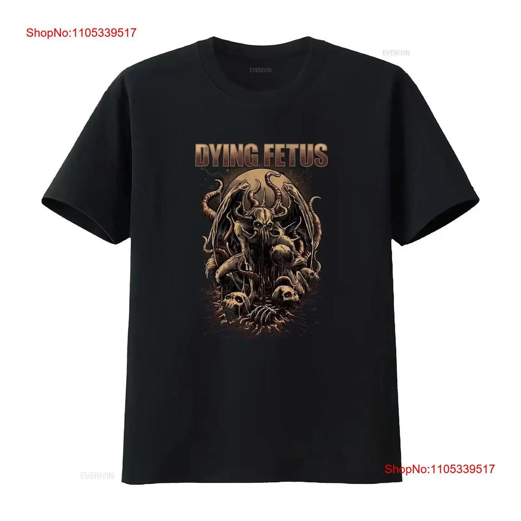 Design 2022 Dying Fetus Death Metal Band Cemetary tees T shirt Size XL vintage Washed Comfortab