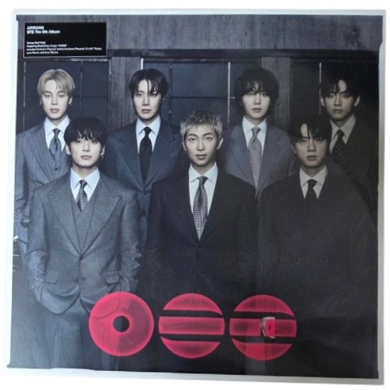 KJ0028  ARIRANG  BTS Пятый альбом (ГРУППА КРАСНЫЙ ВИНИЛ) GROUP RED VINYL