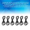 6Pcs 5V USB to DC Power Cable USB 2.0 A Male 5.5x2.1mm Jack DC Connector Power Cable Hand Soldering Process 3.3ft