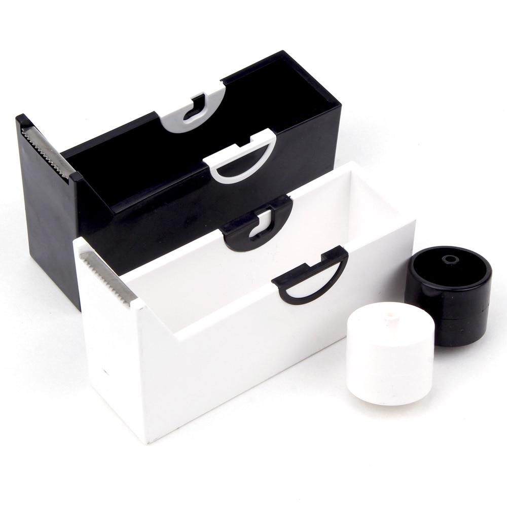 1 Pcs Tape Cutter Holder Grafting Eyelash Eyelash Extension Tools Eyelash Adhesive Tape Holder Black and White