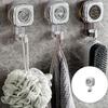 Rotating Suction Cup Hook For Bathroom Storage Waterproof ABS Materials Space Saving Removable Wall Mount