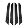 4PCS Real Carbon Fiber  For Mazda CX-5 2017 2018 Window Door Panel Cover Trim