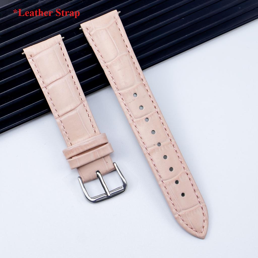 20mm 22mm Leather Strap for Samsung Galaxy Watch 7 6 5 4 40 44mm Gear Band Vintage Bracelet for Xiaomi Redmi Watch 5 Lite/Active