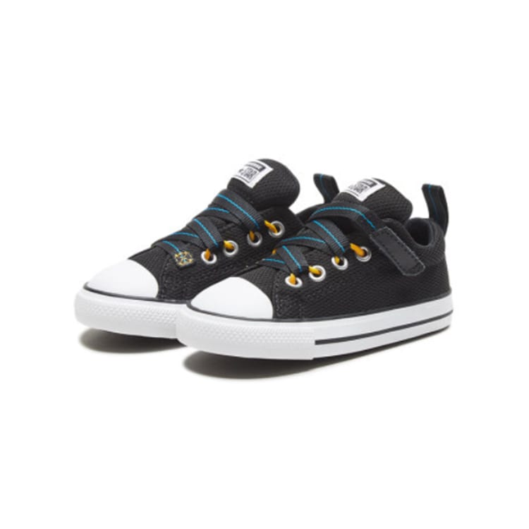 Converse Chuck Taylor All Star Easy On Easy Off Canvas Low Top Toddler Shoes Black Baby 766913C