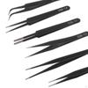 6 Pieces Craft Tweezers Set Precision Nail Decor High Industrial