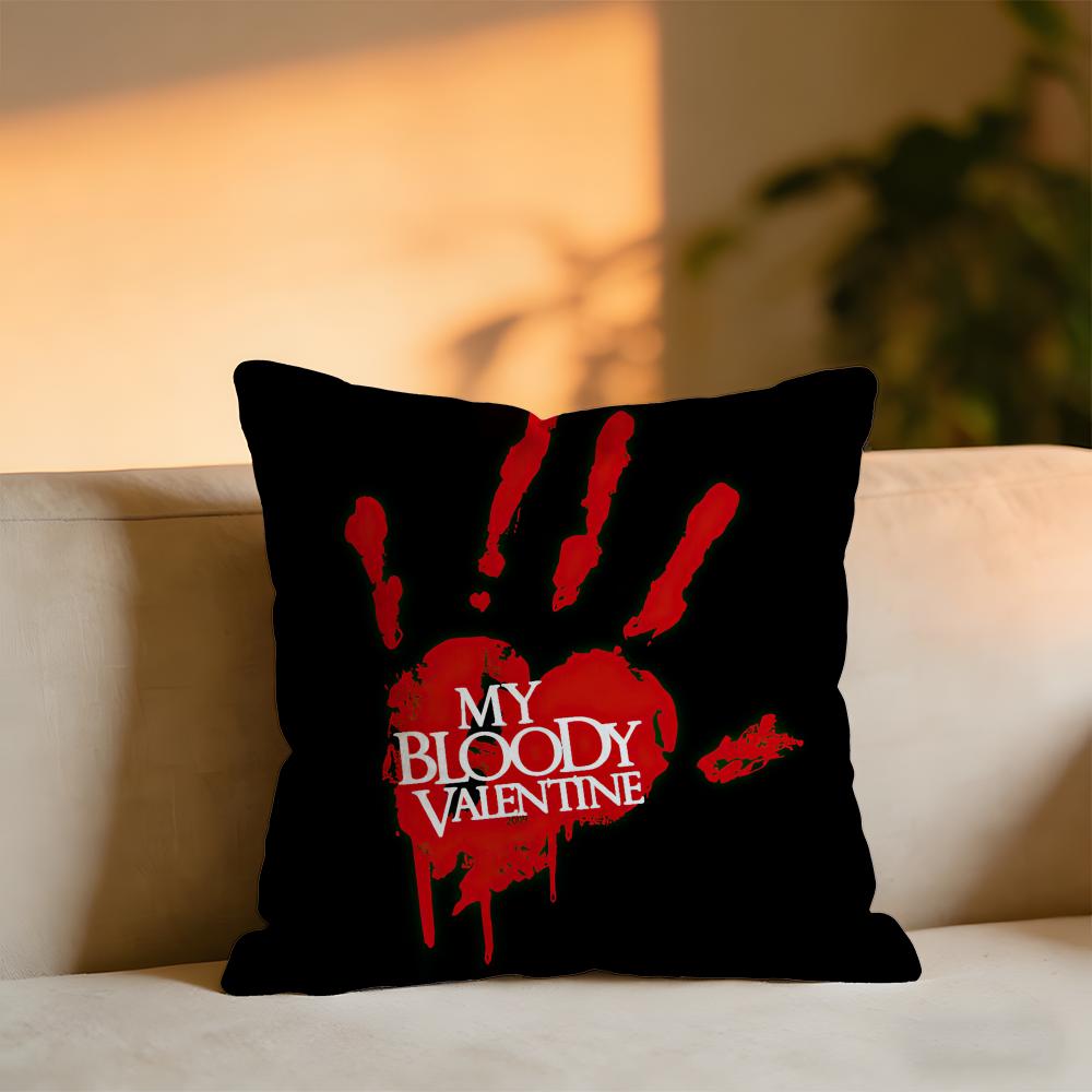 My Bloody Valentine Loveless Cushion Cover Cozy Velvet Throw PillowSoft Warm Cushion For Sofa  Bed