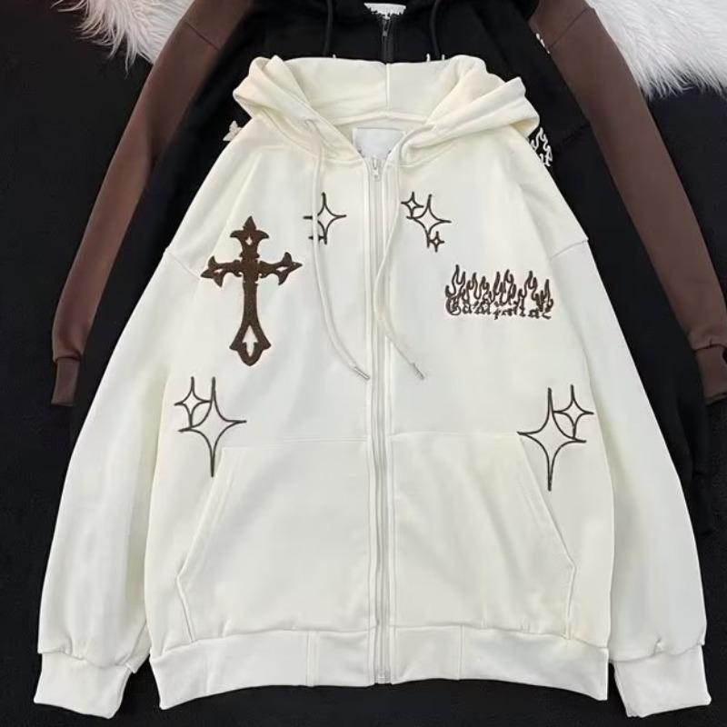 Men's Trendy Hooded Cardigan Jacket - Hong Kong Style Sporty Spring/Autumn Wear for Couples