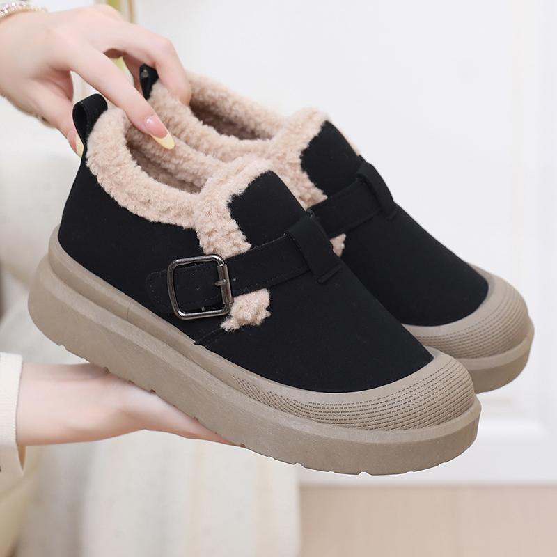 

Зимняя Новая Женская Хлопковая Обувь Удобная Универсальная Нескользящая Прочная Подошва Бесплатная Доставка Зимняя Женская Хлопковая 35