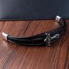 Men's Leather Bracelet Stainless Steel Leather Braided Bracelet Fashion Viking Jewellery Street Hipster Wear Jewellery Accessories