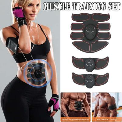 Smart EMS Addome Addestramento muscolare Adesivo Braccio Muscolo Massaggiatore Vita Allenatore dimagrante Bodybuilding Fitness